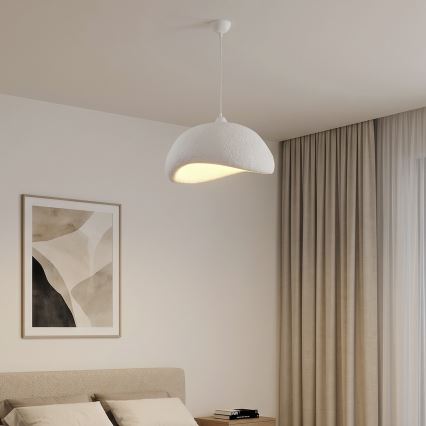 Brilagi - Ripplühter kaabliga WABI SABI 1xE27/40W/230V Ø 42 cm valge