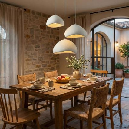 Brilagi - Ripplühter kaablil WABI SABI 3xE27/40W/230V, läbimõõt 82 cm, valge