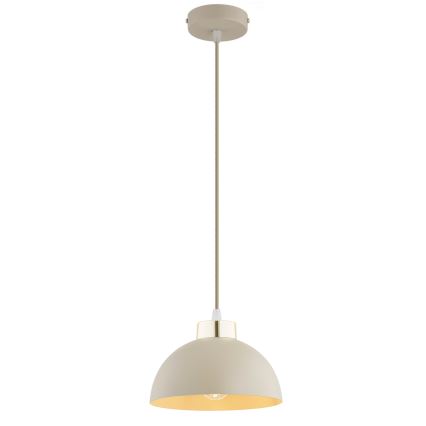 Brilagi - Ripplühter riputuskaabliga MOON 1xE27/60W/230V, läbimõõt 18 cm, beež/kuldne