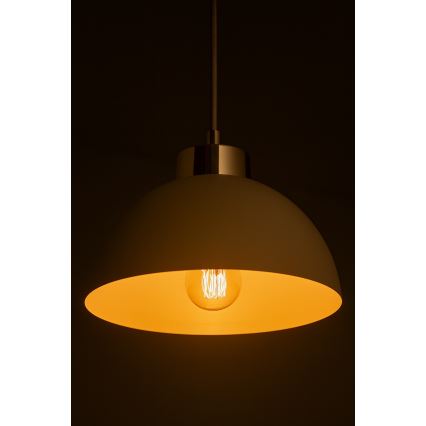 Brilagi - Ripplühter riputuskaabliga MOON 1xE27/60W/230V, läbimõõt 18 cm, beež/kuldne