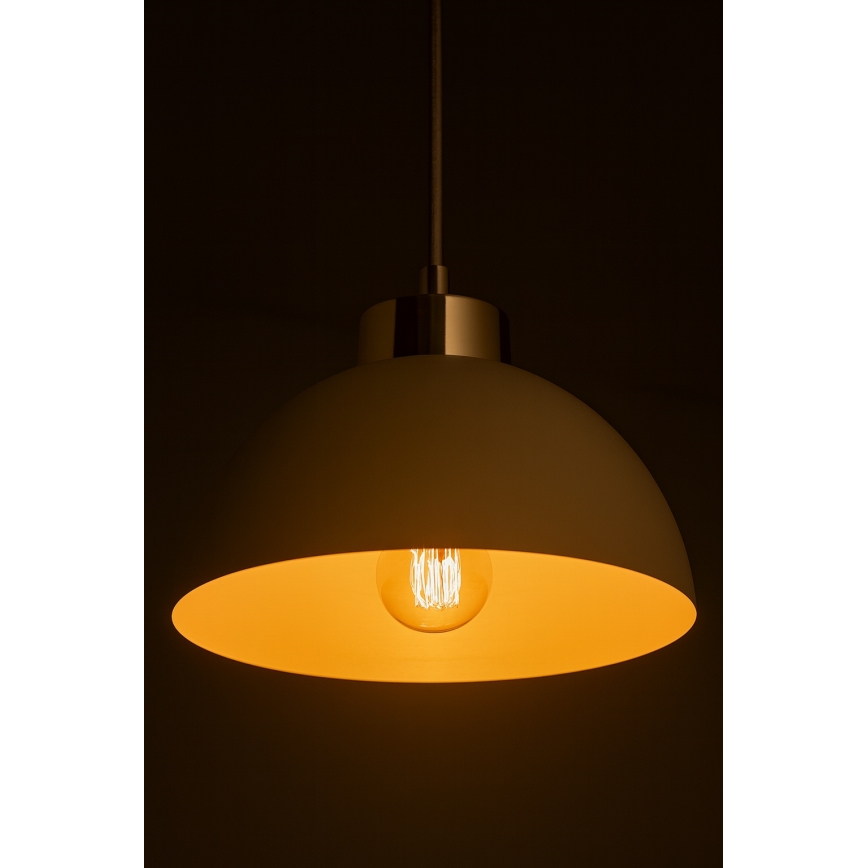 Brilagi - Ripplühter riputuskaabliga MOON 1xE27/60W/230V, läbimõõt 18 cm, beež/kuldne