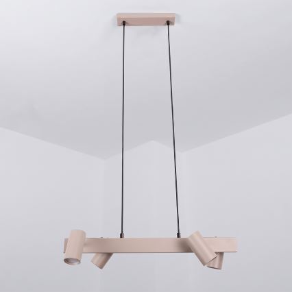 Brilagi - ripplühter SELE kaablile, 4xGU10/30W/230V, beež