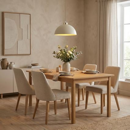 Brilagi - rippvalgusti juhtmega, 1xE27/60W/230V, läbimõõt 30 cm, beež/kuldne