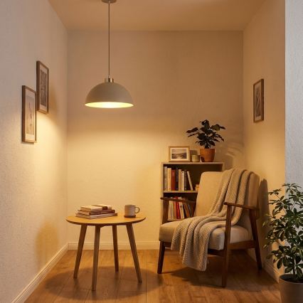 Brilagi - rippvalgusti juhtmega, 1xE27/60W/230V, läbimõõt 30 cm, beež/kuldne