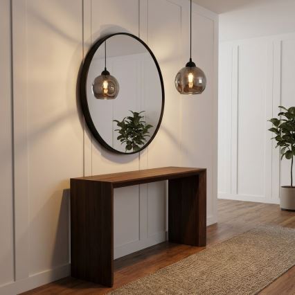 Brilagi - rippvalgusti juhtmega 1xE27/60W/230V must/suitsuhall