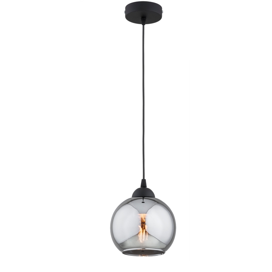 Brilagi - rippvalgusti juhtmega DIOR 1xE27/60W/230V must/suitsuhall