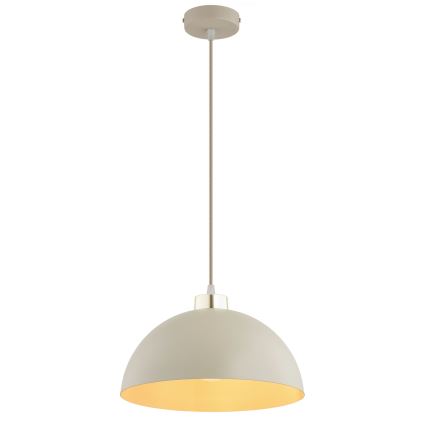 Brilagi - rippvalgusti juhtmega, MOON 1xE27/60W/230V, läbimõõt 30 cm, beež/kuldne