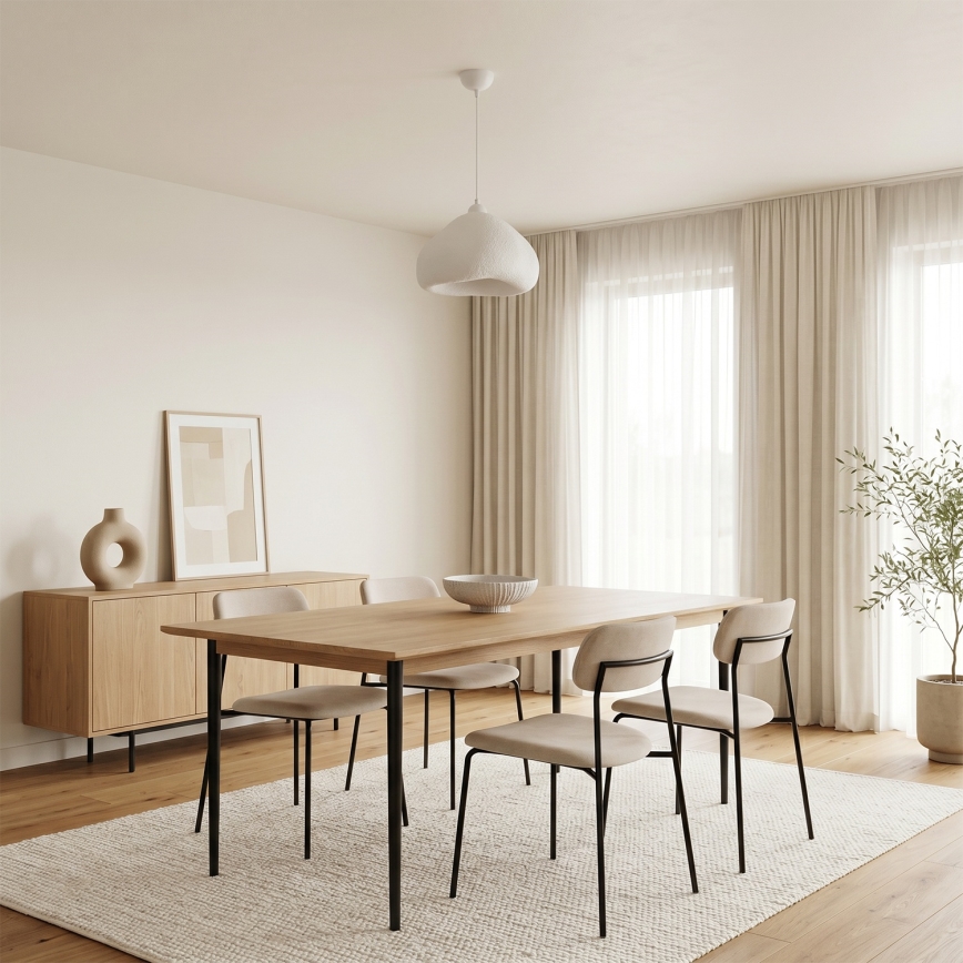 Brilagi - Rippvalgusti juhtmega WABI SABI 1xE27/40W/230V läbimõõt 32 cm valge
