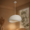 BRILAGI - Rippvalgusti juhtmega WABI SABI 1xE27/60W/230V läbimõõt 50 cm valge