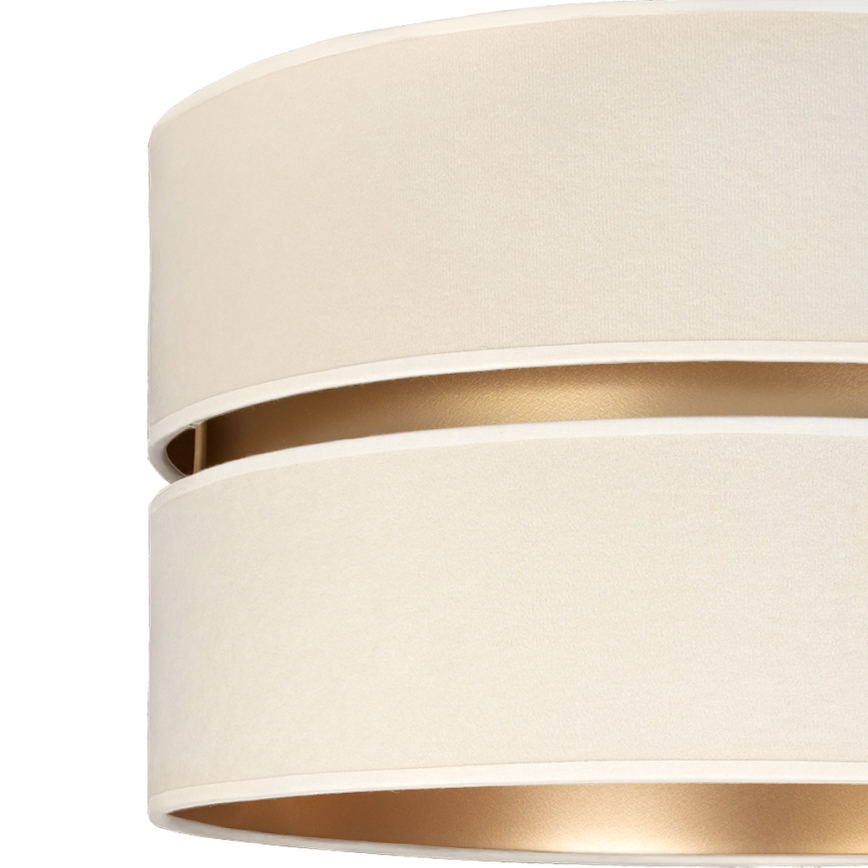 Brilagi - Rippvalgusti juhtmel DUO-DUO 1xE27/60W/230V läbimõõt 40 cm kreemjas/kuldne