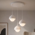 BRILAGI - Rippvalgusti kaabliga COSMO 3xE27/60W/230V valge/kuldne