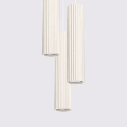 Brilagi - rippvalgusti kaabliga CRESTO 3xGU10/10W/230V kreemjas