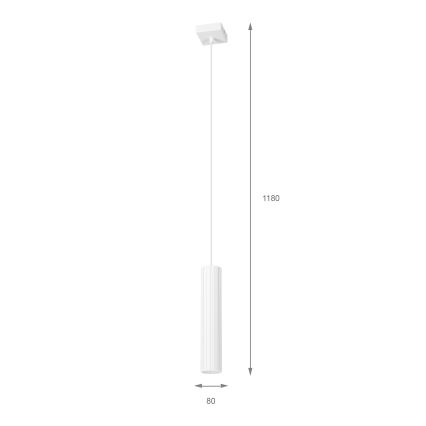 Brilagi - rippvalgusti kaabliga CRISPINA 1xGU10/10W/230V valge