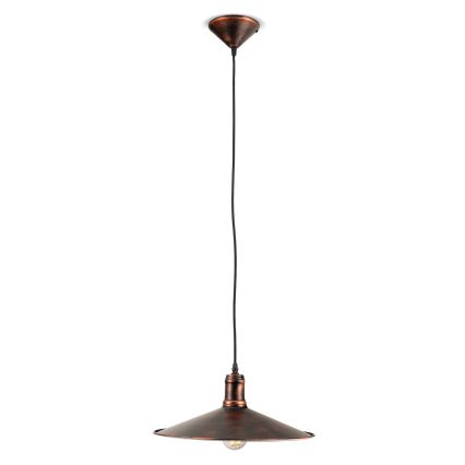 BRILAGI - Rippvalgusti kaabliga FORGE 1xE27/60W/230V läbimõõt 36 cm pruun