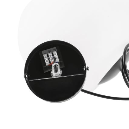 BRILAGI - Rippvalgusti kaabliga PEBBLES 1xE27/40W/230V Ø 40 cm must
