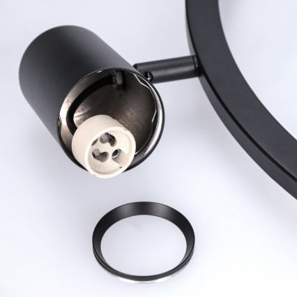 BRILAGI - Rippvalgusti kaabliga SELE 4xGU10/30W/230V must