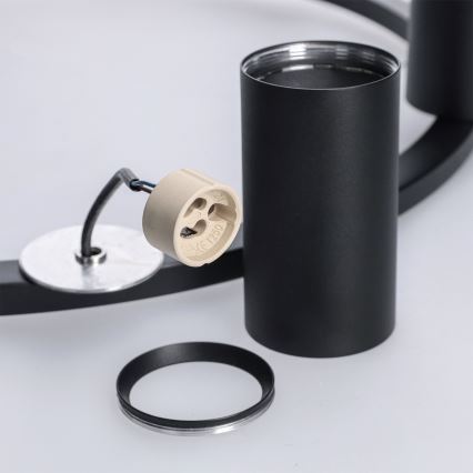 BRILAGI - Rippvalgusti kaabliga SELE 6xGU10/30W/230V must