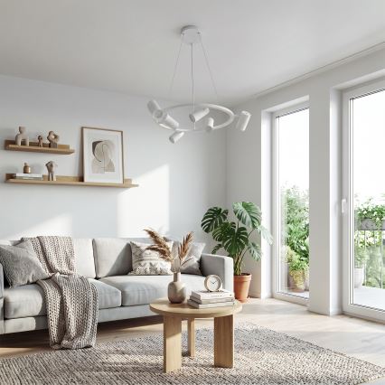 BRILAGI - Rippvalgusti kaabliga SELE 6xGU10/30W/230V valge
