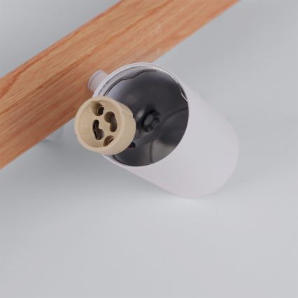 Brilagi - Rippvalgusti kaabliga SELE 6xGU10/30W/230V valge/tamme dekor