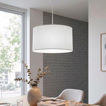 Brilagi - rippvalgusti kaabliga SIRIJA MODERN 1xE27/60W/230V, läbimõõt 35 cm, valge