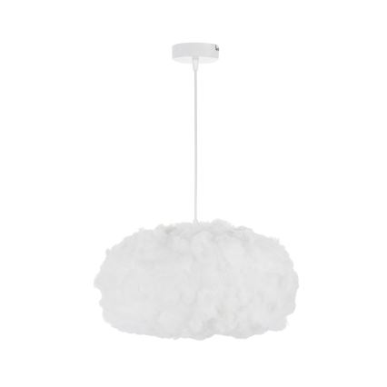 Brilagi - rippvalgusti kaabliga SOLEAIR 1xE27/60W/230V, läbimõõt 45 cm, valge