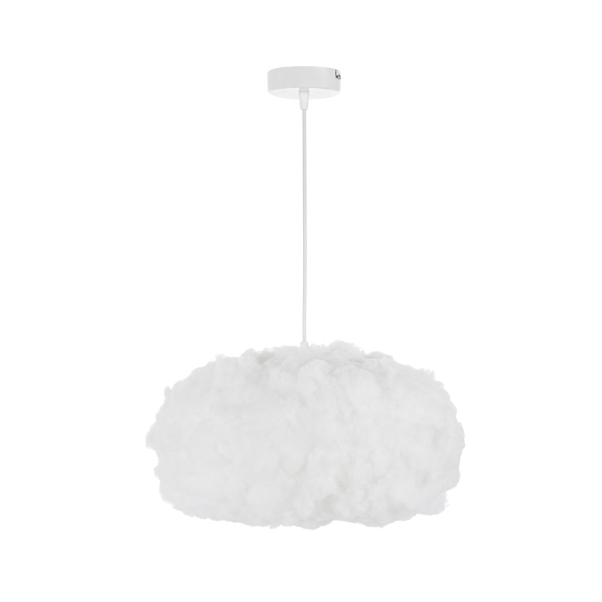 Brilagi - rippvalgusti kaabliga SOLEAIR 1xE27/60W/230V, läbimõõt 45 cm, valge