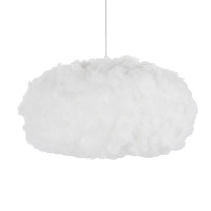 Brilagi - rippvalgusti kaabliga SOLEAIR 1xE27/60W/230V, läbimõõt 45 cm, valge