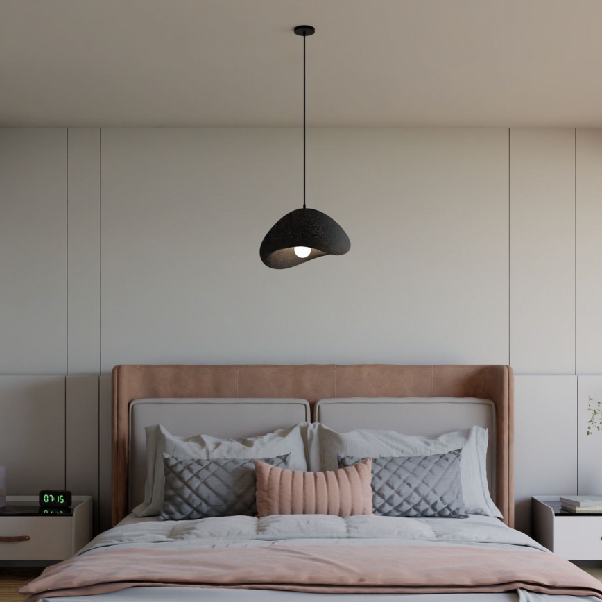 Brilagi - rippvalgusti kaabliga WABI SABI 1xE27/40W/230V, läbimõõt 33 cm, must