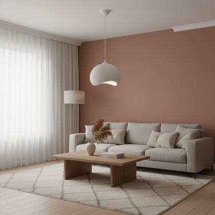 Brilagi - rippvalgusti kaabliga WABI SABI 1xE27/40W/230V läbimõõt 34 cm valge