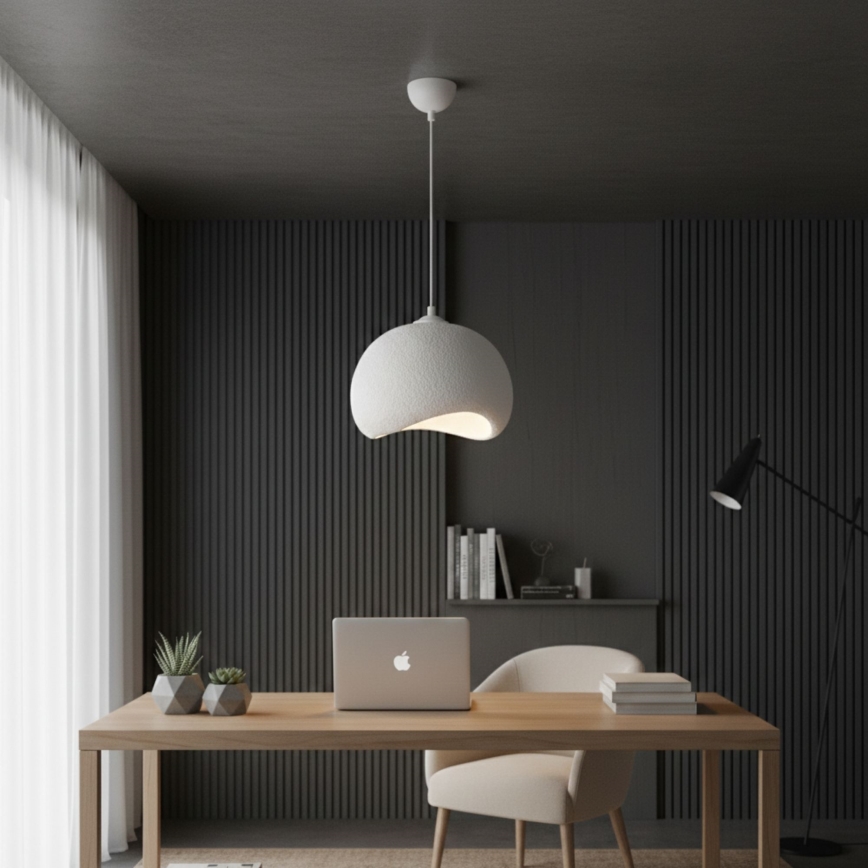 Brilagi - rippvalgusti kaabliga WABI SABI 1xE27/40W/230V läbimõõt 34 cm valge