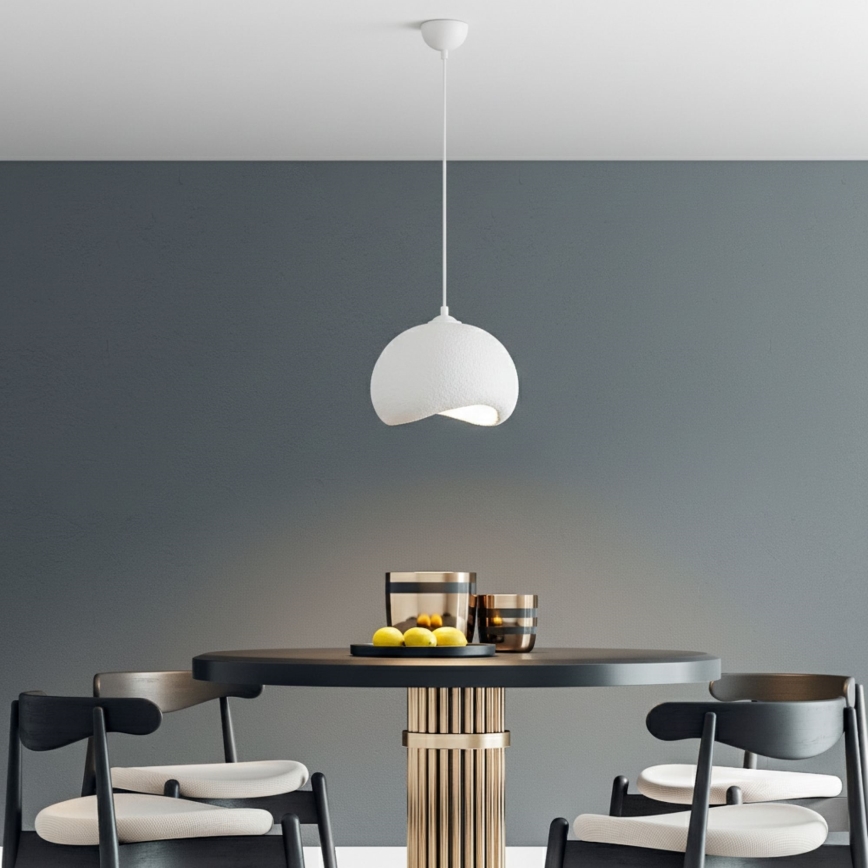 Brilagi - rippvalgusti kaabliga WABI SABI 1xE27/40W/230V läbimõõt 34 cm valge