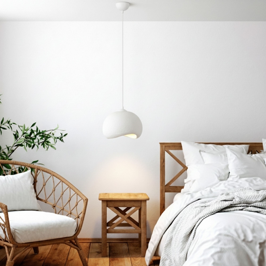 Brilagi - rippvalgusti kaabliga WABI SABI 1xE27/40W/230V läbimõõt 34 cm valge