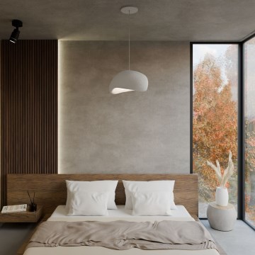 Brilagi - Rippvalgusti kaabliga WABI SABI 1xE27/40W/230V, läbimõõt 35 cm, valge