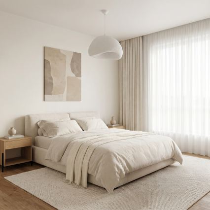 Brilagi - Rippvalgusti kaabliga WABI SABI 1xE27/40W/230V läbimõõt 50 cm valge