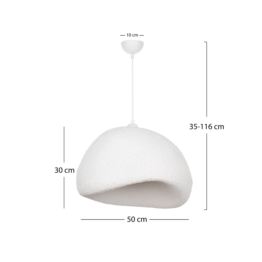 Brilagi - Rippvalgusti kaabliga WABI SABI 1xE27/40W/230V läbimõõt 50 cm valge