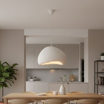 Brilagi - Rippvalgusti kaabliga WABI SABI 1xE27/40W/230V, läbimõõt 50 cm, valge