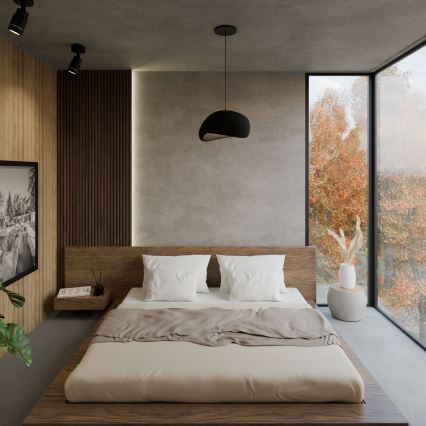 Brilagi - Rippvalgusti kaabliga WABI SABI 1xE27/40W/230V must