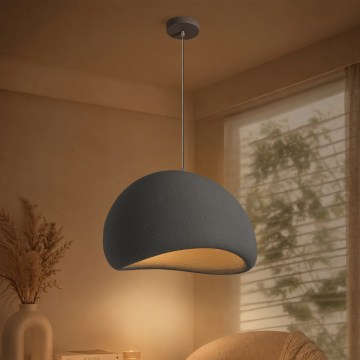 BRILAGI - Rippvalgusti kaabliga WABI SABI 1xE27/60W/230V läbimõõt 50 cm hall