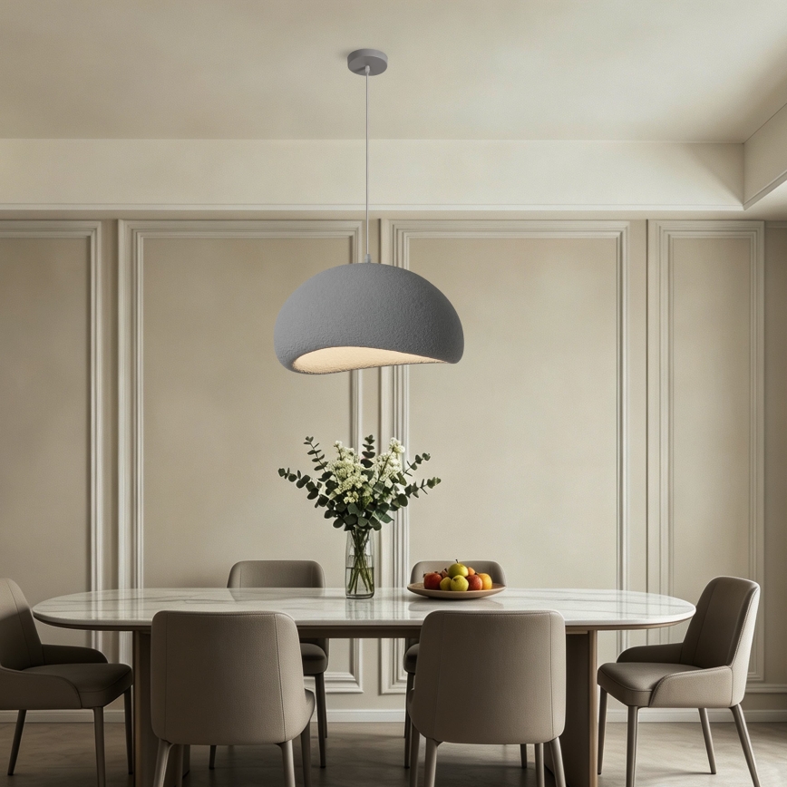 BRILAGI - Rippvalgusti kaabliga WABI SABI 1xE27/60W/230V läbimõõt 50 cm hall