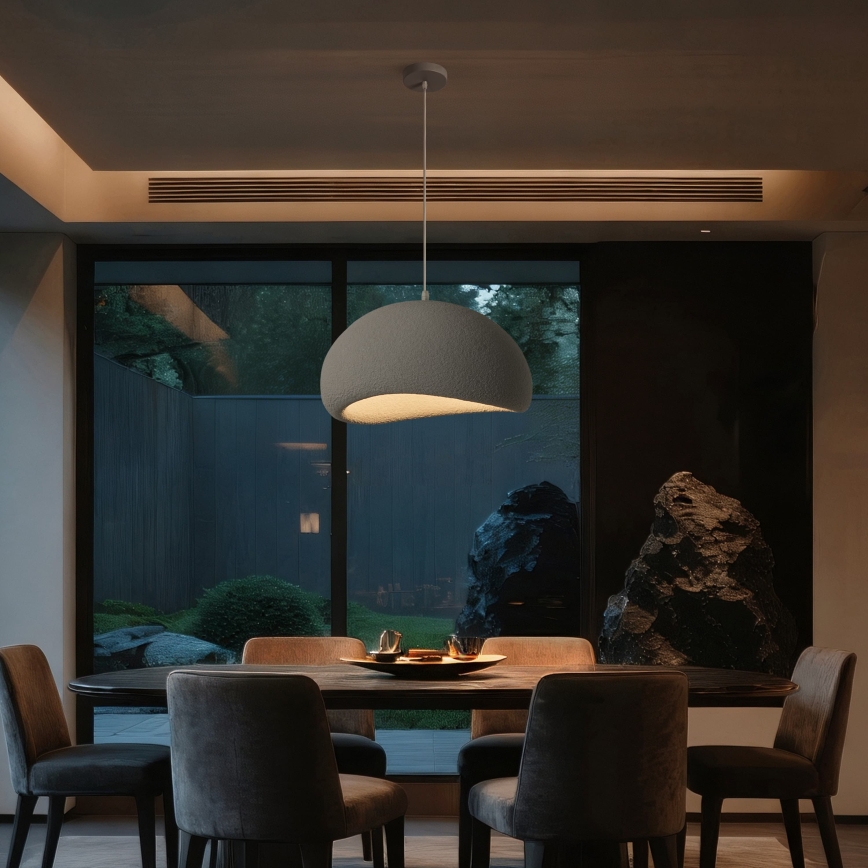 BRILAGI - Rippvalgusti kaabliga WABI SABI 1xE27/60W/230V läbimõõt 50 cm hall