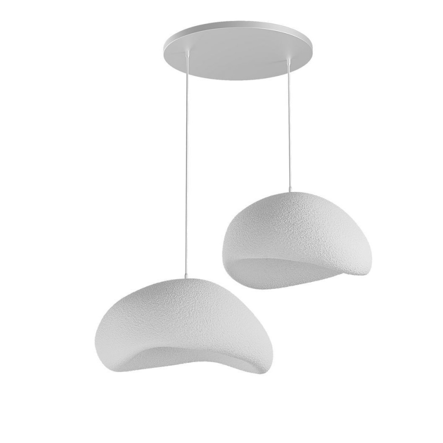 Brilagi - rippvalgusti kaabliga WABI SABI 2xE27/40W/230V läbimõõt 60 cm valge
