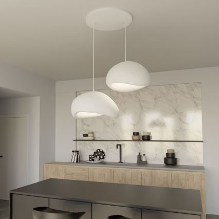 Brilagi - rippvalgusti kaabliga WABI SABI 2xE27/40W/230V läbimõõt 60 cm valge