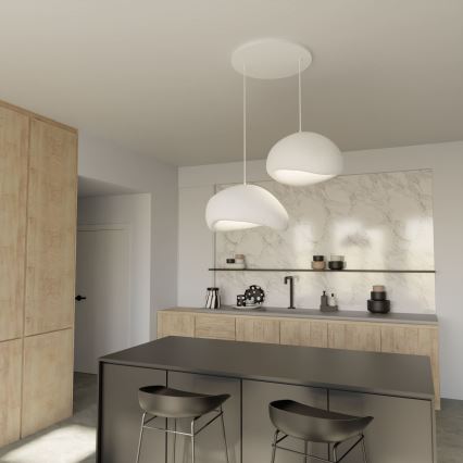 Brilagi - rippvalgusti kaabliga WABI SABI 2xE27/40W/230V läbimõõt 60 cm valge