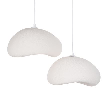 Brilagi - rippvalgusti kaabliga WABI SABI 2xE27/40W/230V läbimõõt 60 cm valge