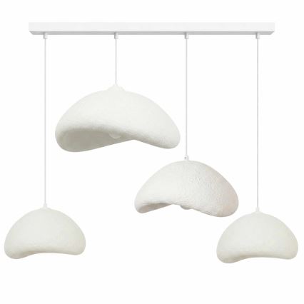 Brilagi - rippvalgusti kaabliga WABI SABI 4xE27/40W/230V valge