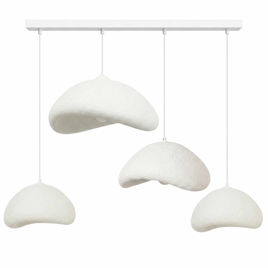 Brilagi - rippvalgusti kaabliga WABI SABI 4xE27/40W/230V valge