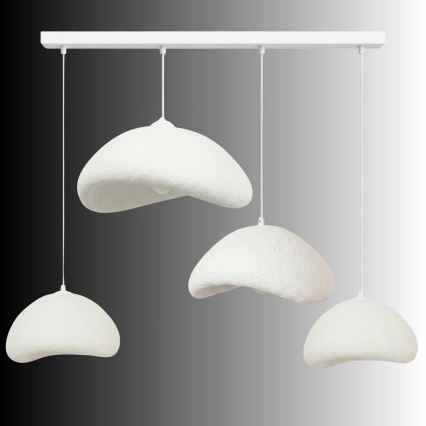 Brilagi - rippvalgusti kaabliga WABI SABI 4xE27/40W/230V valge