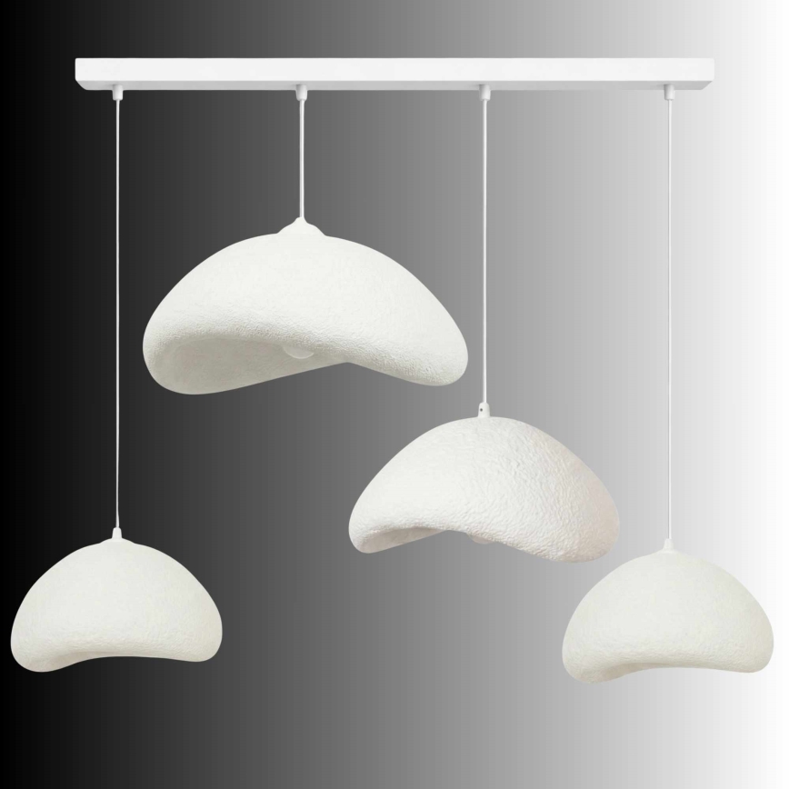 Brilagi - rippvalgusti kaabliga WABI SABI 4xE27/40W/230V valge