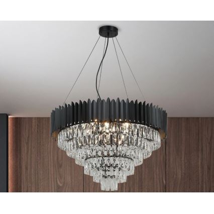 Brilagi - Rippvalgusti kaablil CARLOS 11xE14/40W/230V läbimõõt 80 cm