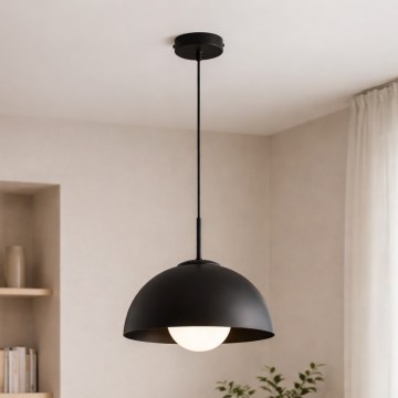 BRILAGI - Rippvalgusti kaablil COSMO 1xE27/60W/230V Ø 30 cm must